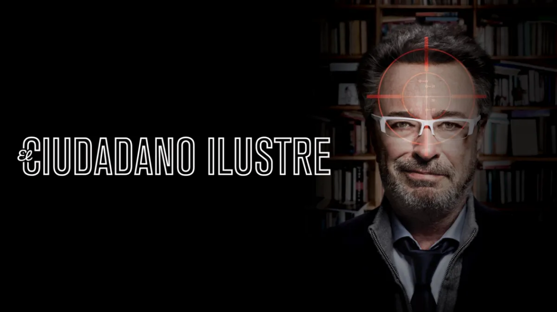 Cartel promocional de "El ciudadano ilustre", protagonizada por Oscar Martínez.