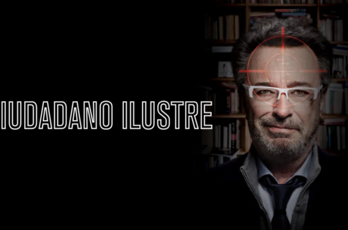 Cartel promocional de "El ciudadano ilustre", protagonizada por Oscar Martínez.