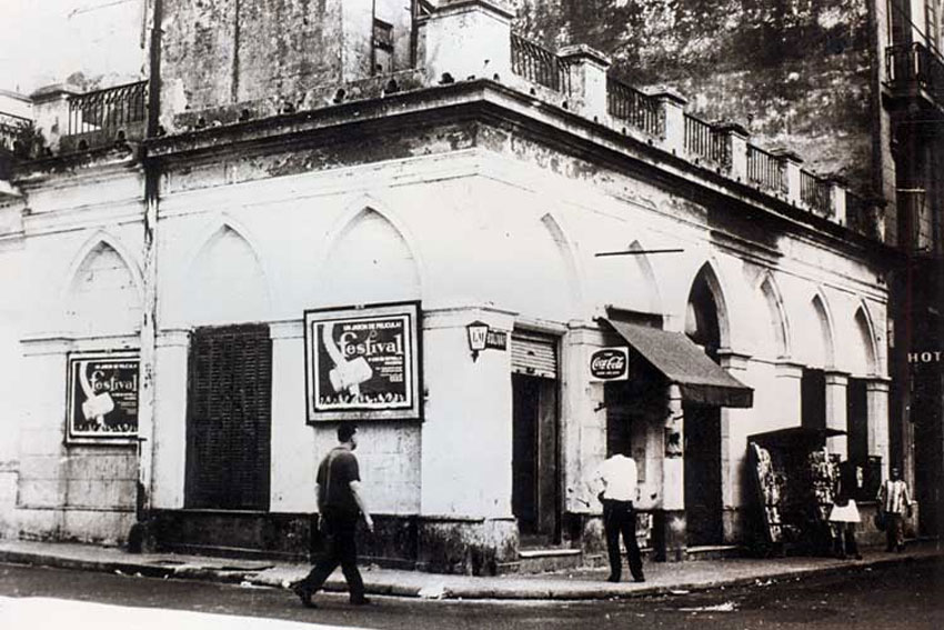 La Casa Benoit de San Telmo antes de ser demolida.