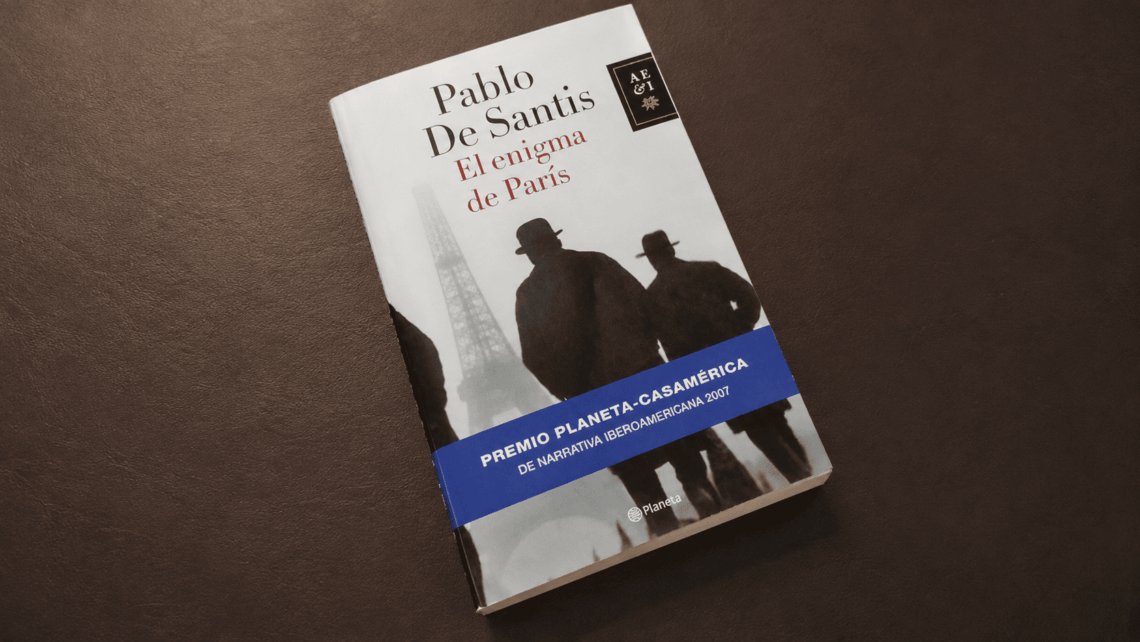 "El enigma de París", una reconocida novela de Pablo De Santis.