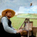 Willem Dafoe interpretando a Vincent van Goh en "En la puerta de la eternidad".