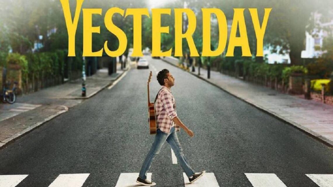 Cartel promocional de "Yesterday", una película que homenajea a "The Beatles".