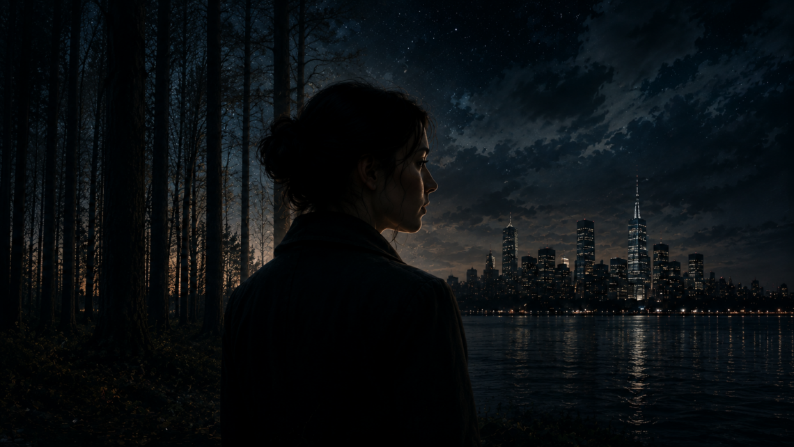Imagen conceptual de "Animales nocturnos", una novela de Patrycja Pustkowiak.