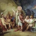 "Disputa entre Agamenón y Aquiles", una de las pinturas más célebres sobre "La Ilíada" de Homero.