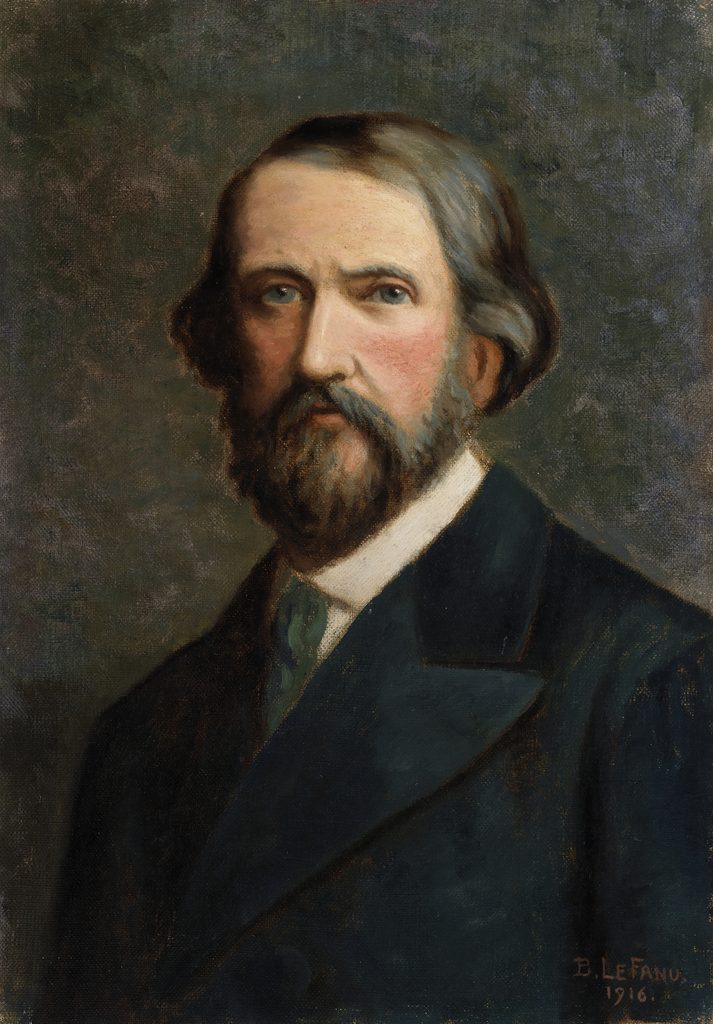 Retrato de Joseph Sheridan Le Fanu, autor de "Carmilla".
