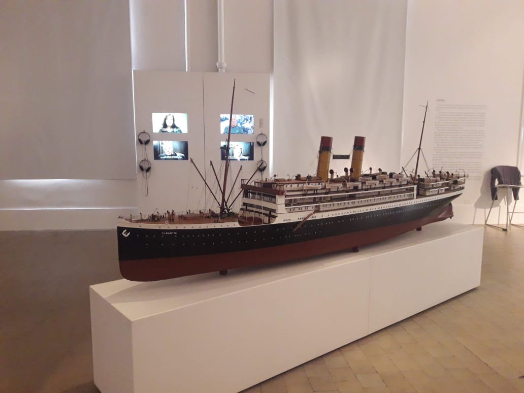 Una maqueta dentro del Museo de la Inmigración de Buenos Aires.