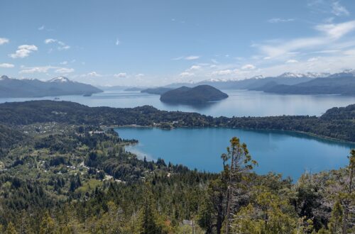 El lago Nahuel Huapi, un icono de Bariloche, en la Patagonia argentina.