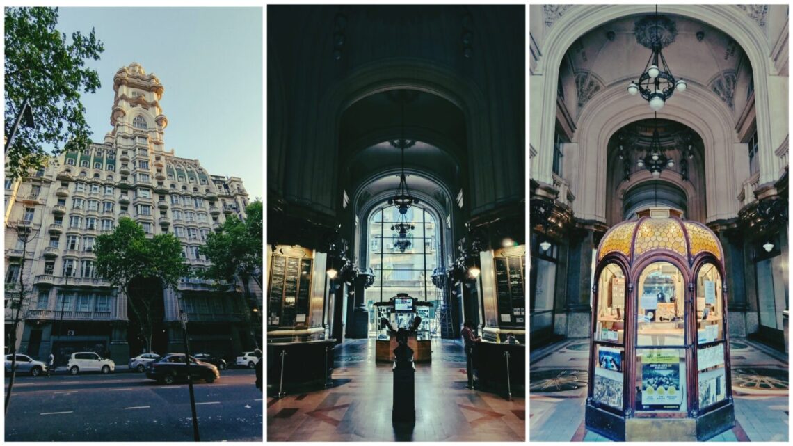 El Palacio Barolo en la mítica Avenida de Mayo de Buenos Aires.