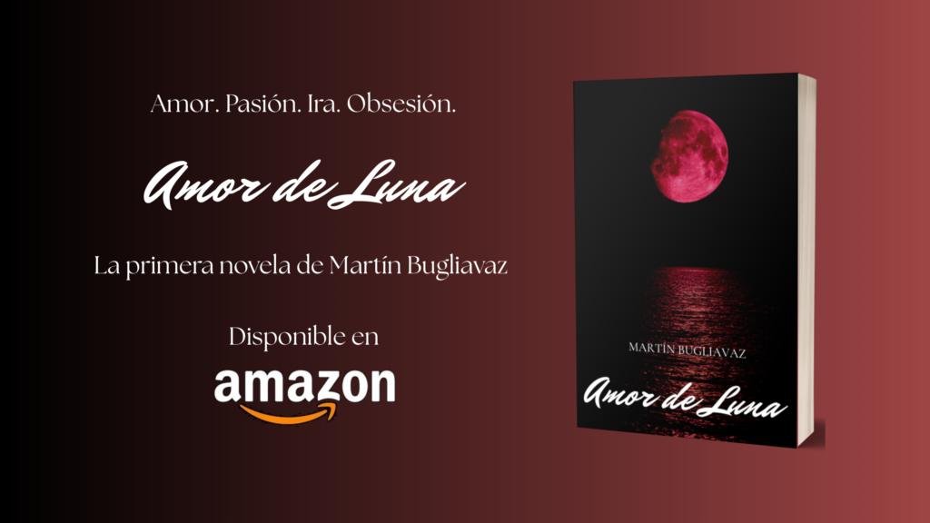 Martín Bugliavaz publicó su novela Amor de Luna
