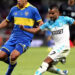 Maxi Moralez disputando la Supercopa Internacional 2022 tras su regreso a Racing.