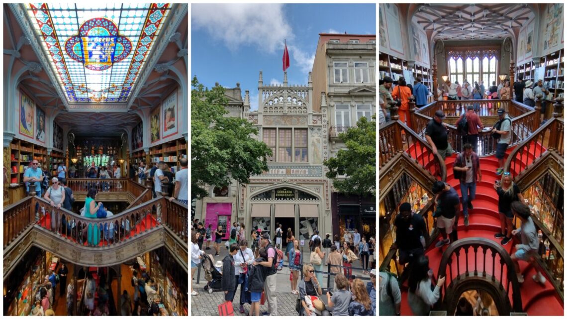 La increíble Livaria Lello de Oporto, en Portugal.