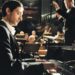 Adrien Brody interpretando a Wladyslaw Szpilman en "El pianista".