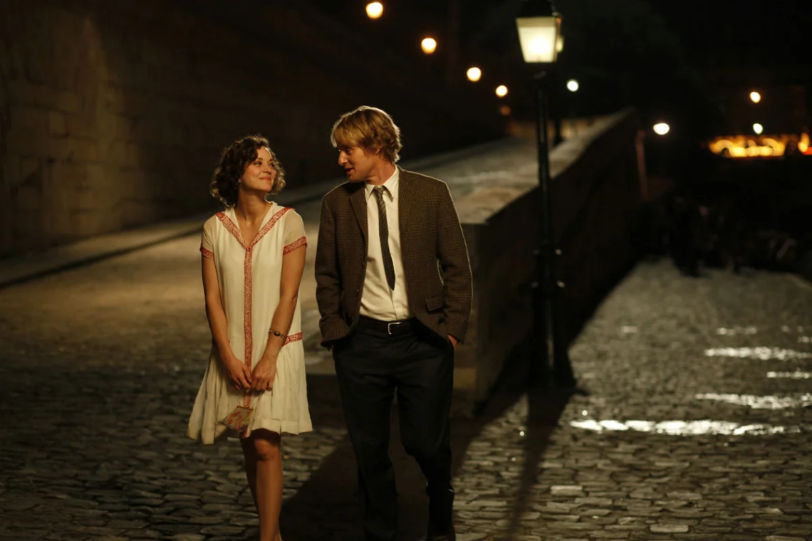 Gil, el protagonista de "Medianoche en París" de Woody Allen.