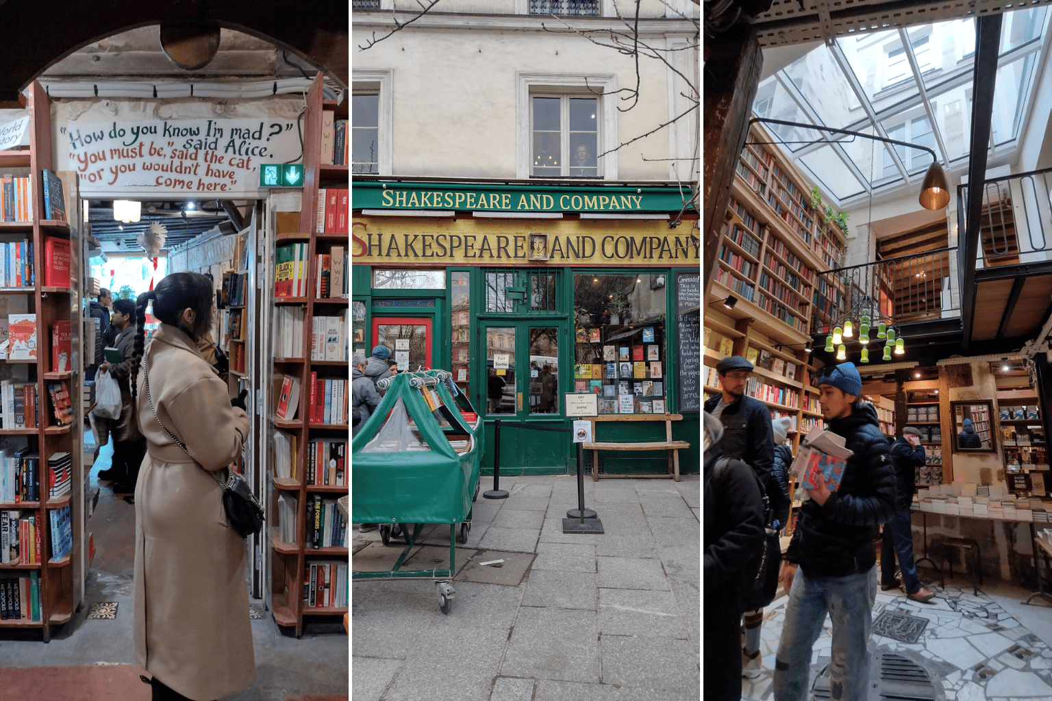 La librería Shakespeare and Company en el Barrio Latino de París.