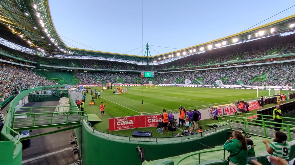 El imponente estadio José Alvalade del Sporting de Lisboa.