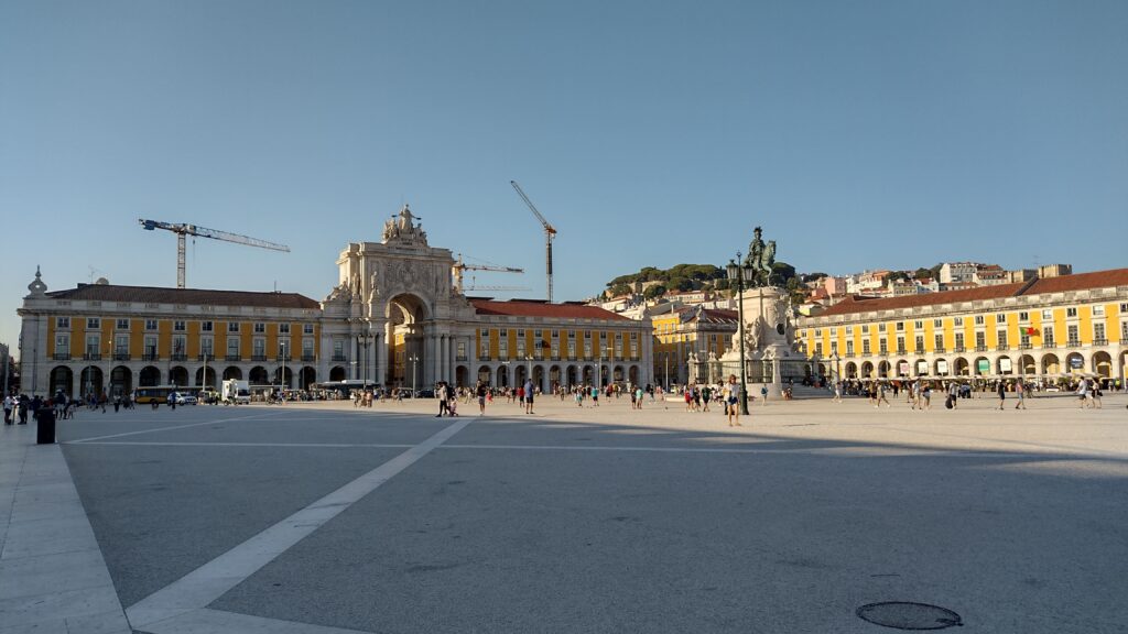 La Praça do Comércio, en el casco histórico de Lisboa.