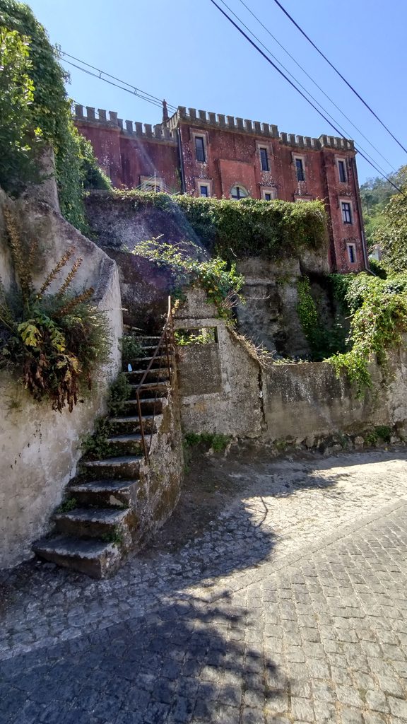 Postal del casco histórico de Sintra.